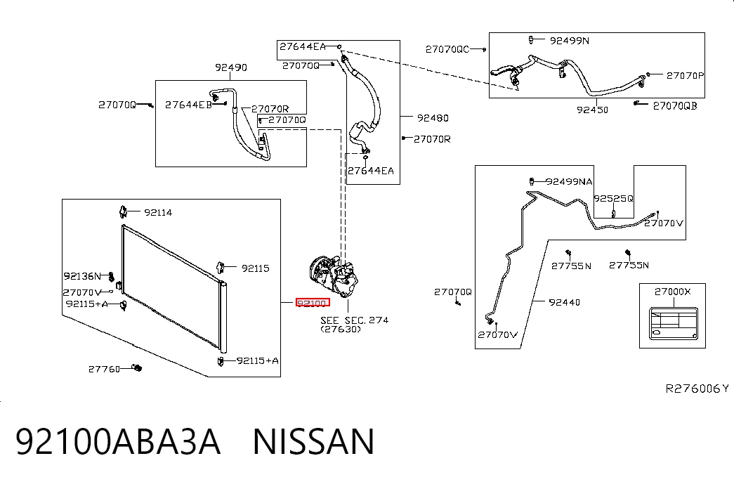 92100ABA3A Nissan/Infiniti