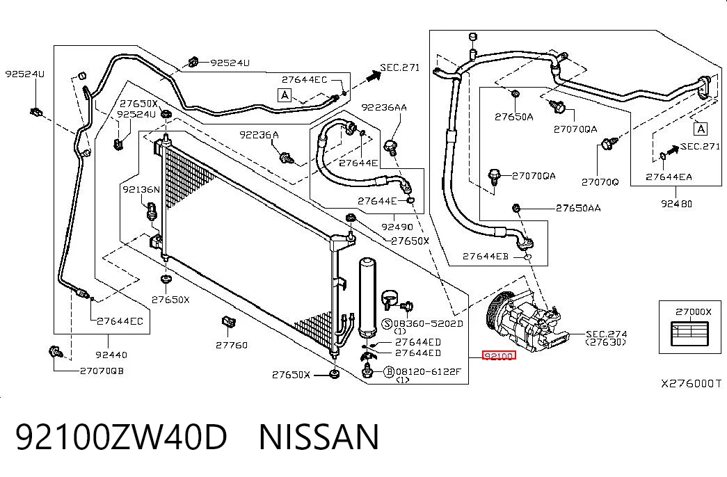 92100ZW40D Nissan/Infiniti