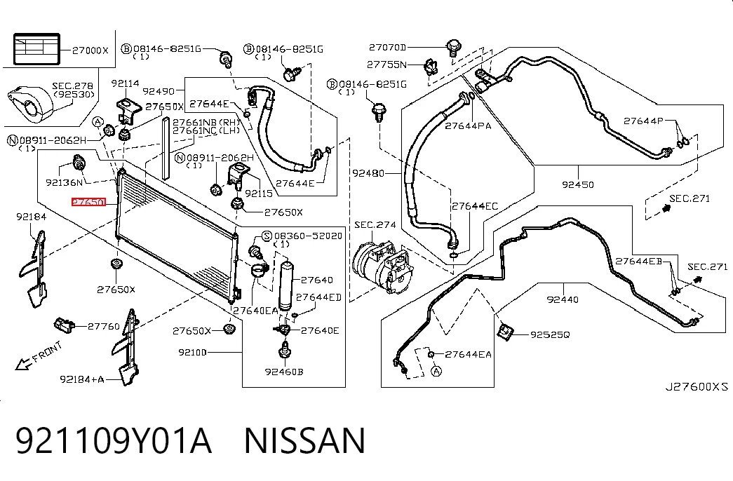 Kupić Chłodnica klimatyzacji Nissan Teana J31 w dobrej cenie