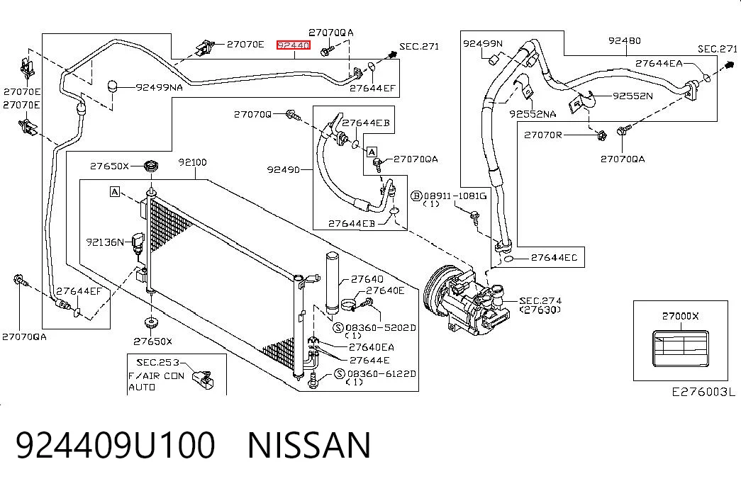 924409U100 Nissan/Infiniti