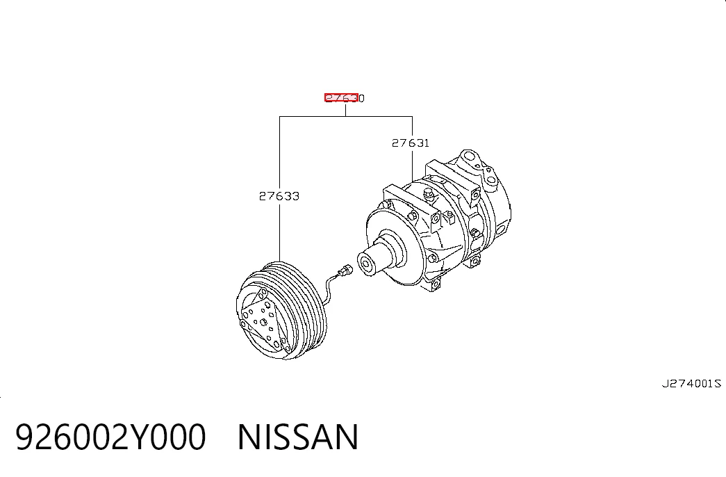 Sprężarka klimatyzacji do Nissan Maxima  A33