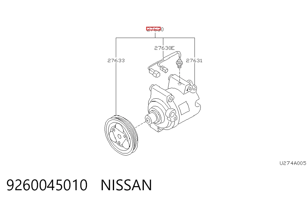 Do koszyka Sprężarka klimatyzacji Nissan Primera  W10