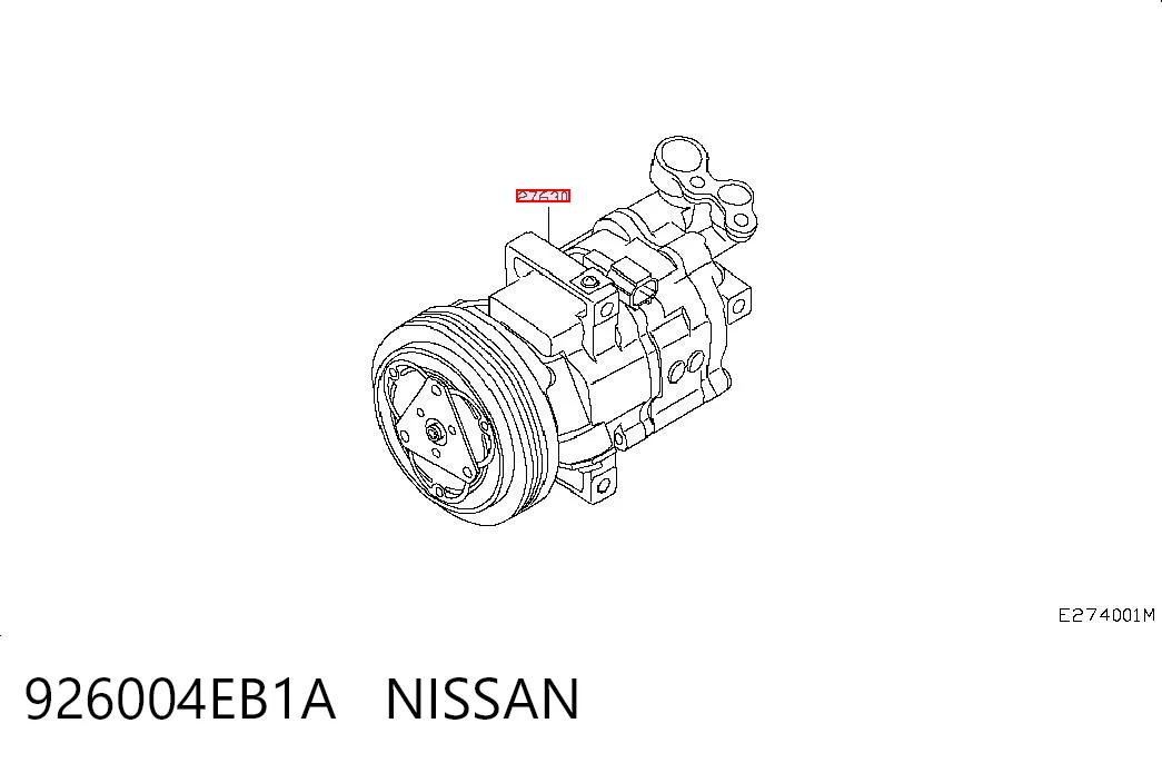 Sprężarka klimatyzacji do Nissan Qashqai II J11