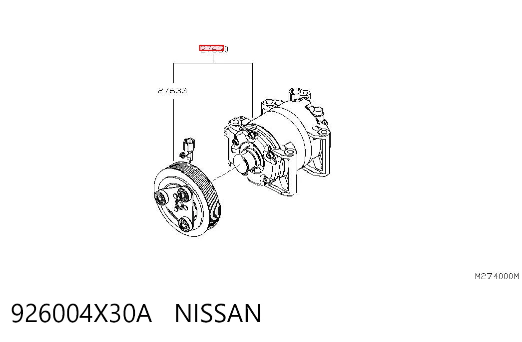 926004X30A Nissan/Infiniti