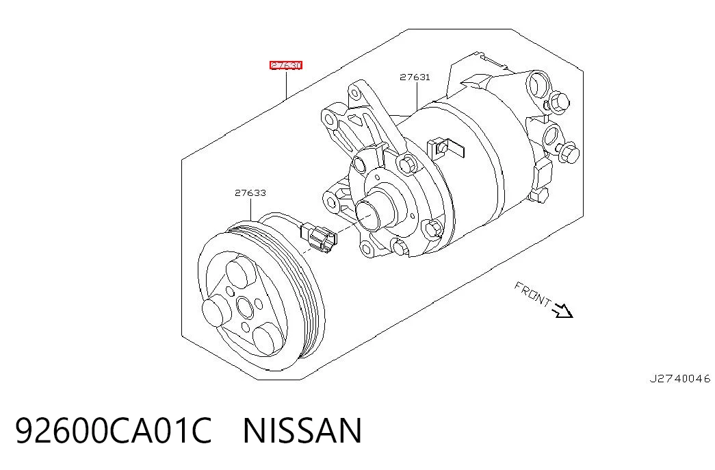 92600CA01C Nissan/Infiniti