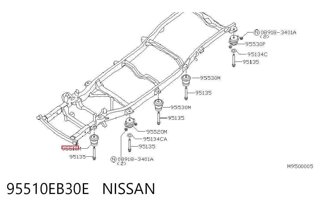 95510EB30E Nissan/Infiniti