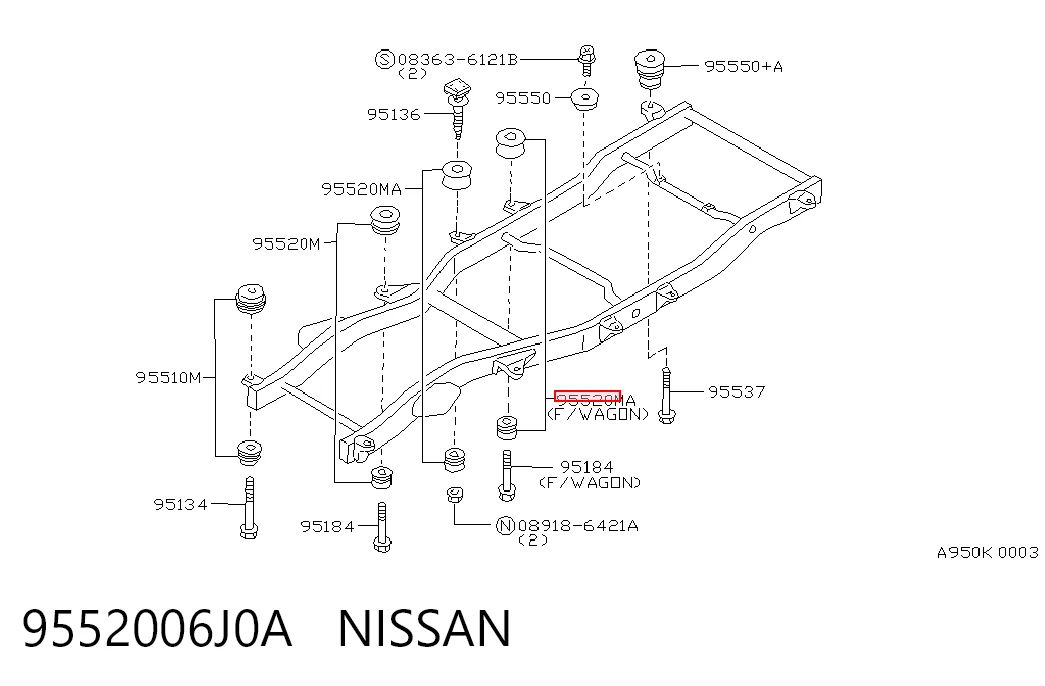 9552006J0A Nissan/Infiniti