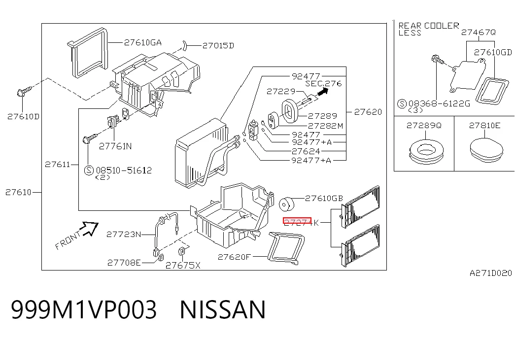 Filtr kabiny Nissan Patrol SUV (Y61) (1997 - 2010) cena, od 16,07 USD