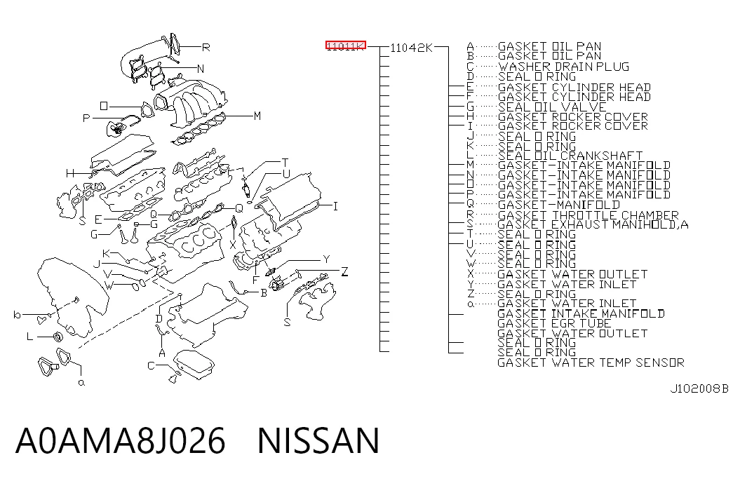 A0AMA8J026 Nissan/Infiniti
