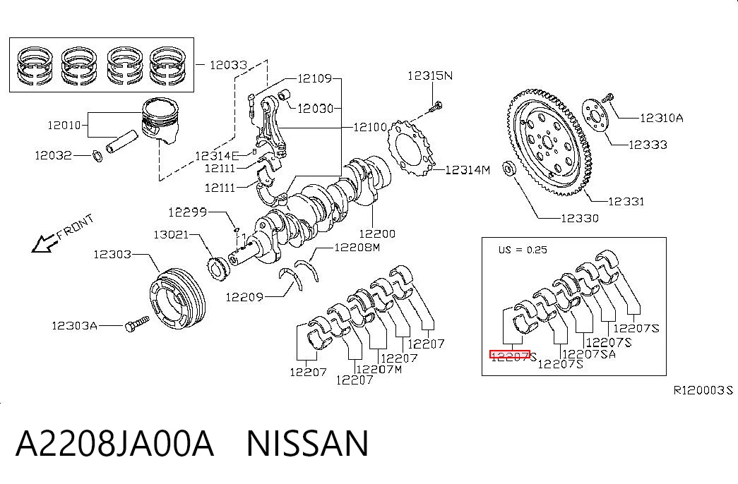A2208JA00A Nissan/Infiniti