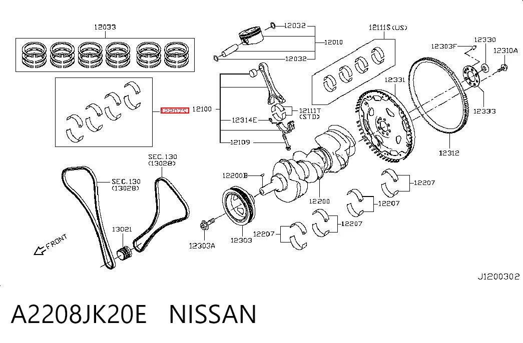 A2208JK20E Nissan/Infiniti