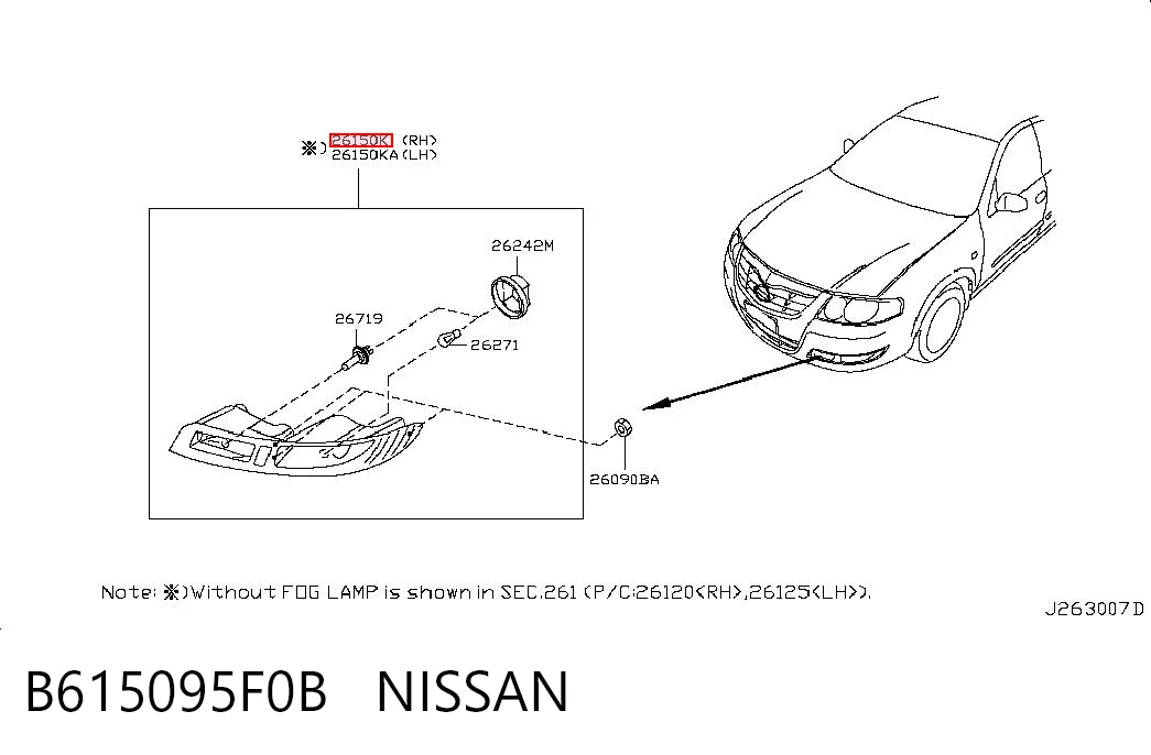 B615095F0B Nissan/Infiniti