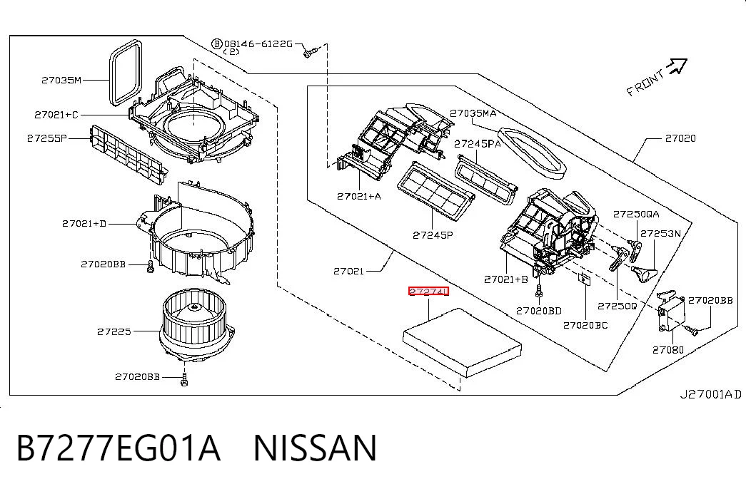 B7277EG01A Nissan/Infiniti