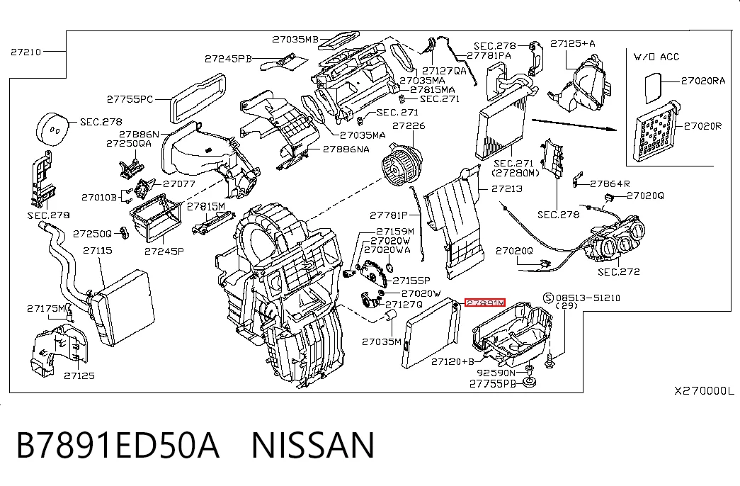B7891ED50A Nissan/Infiniti