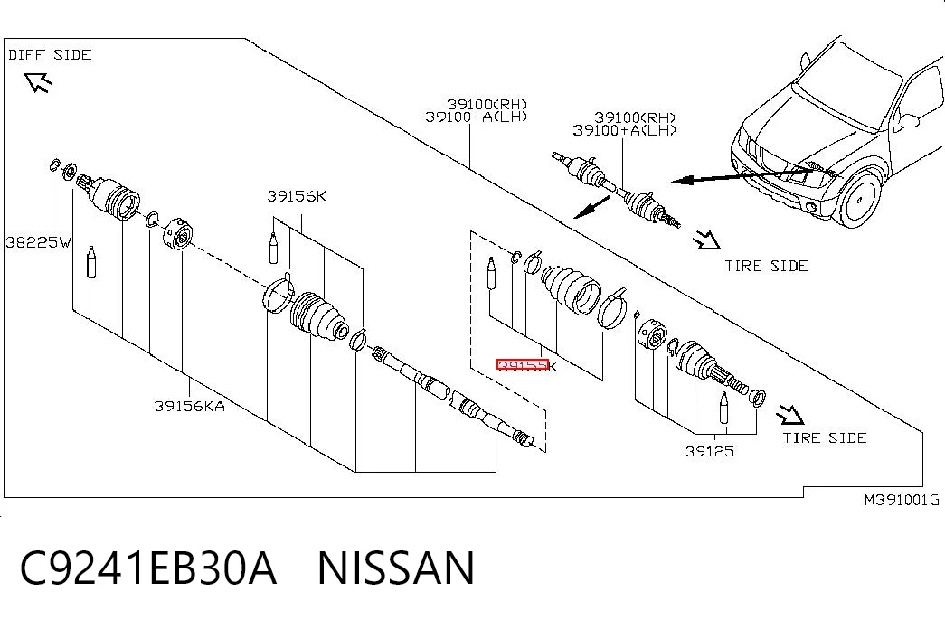 C9241EB30A Nissan/Infiniti