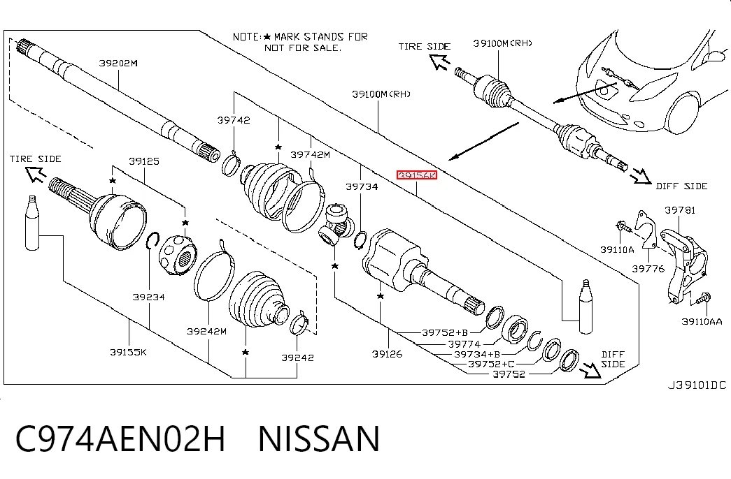 C974AEN02H Nissan/Infiniti