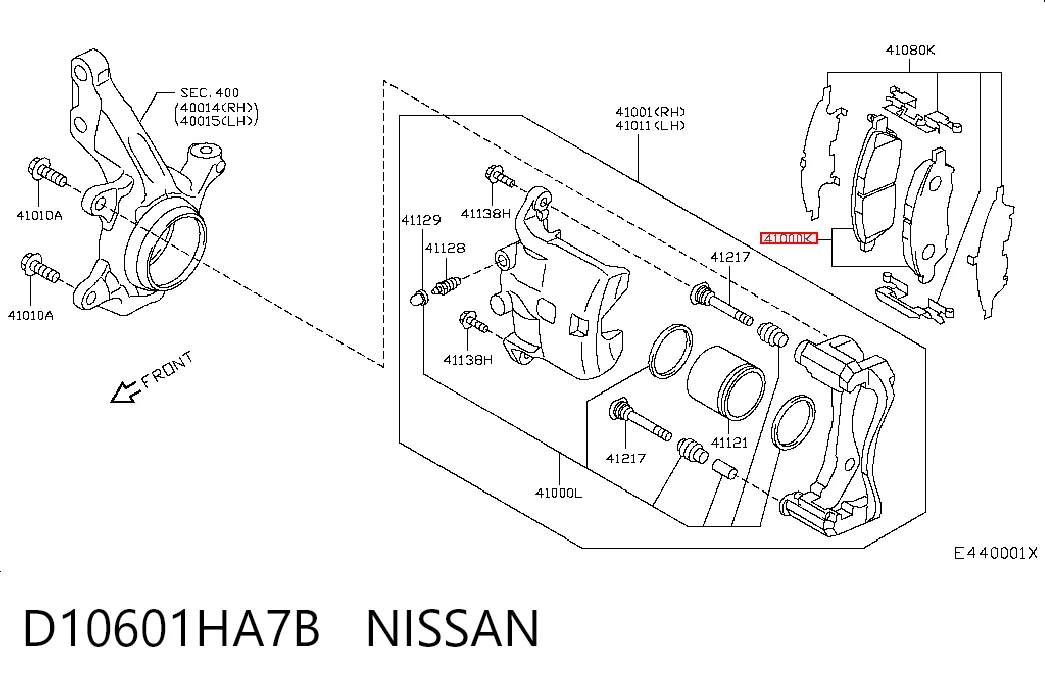 D10601HA7B Nissan/Infiniti