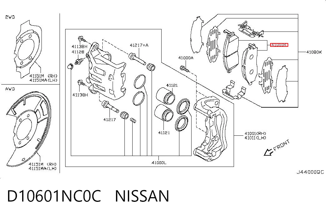 D10601NC0C Nissan/Infiniti