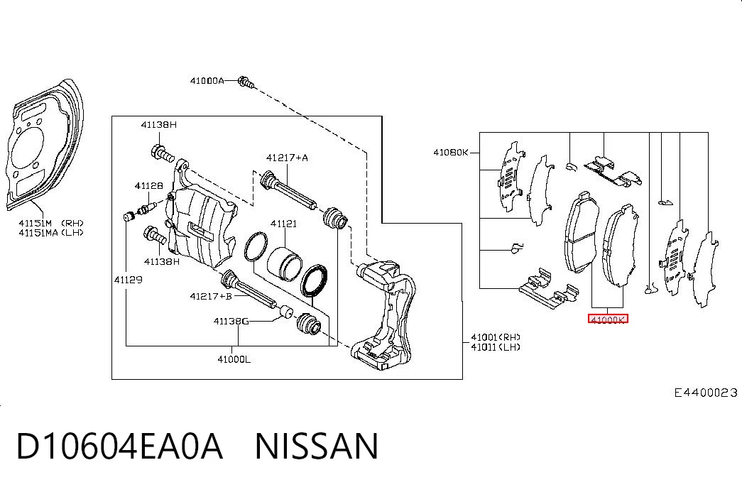 D10604EA0A Nissan/Infiniti
