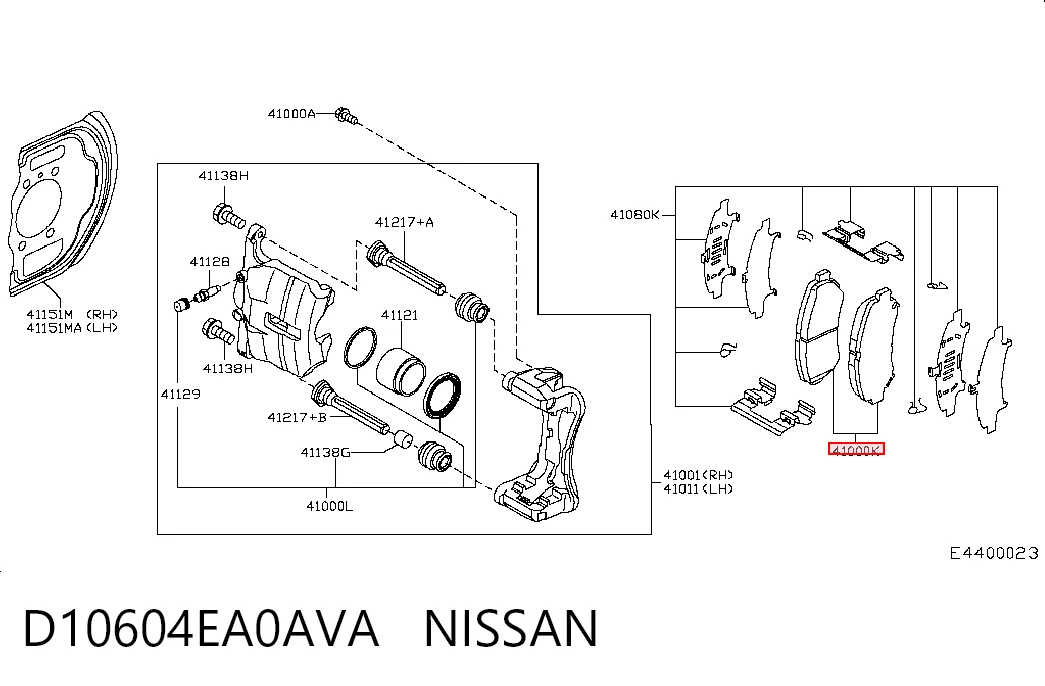 D10604EA0AVA Nissan/Infiniti