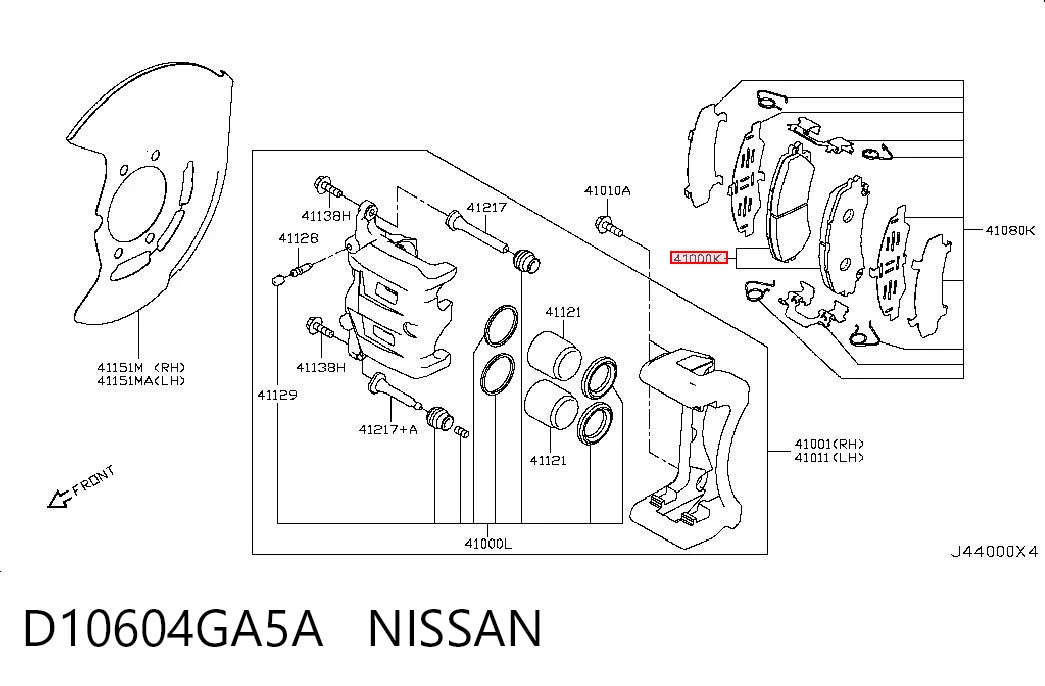 D10604GA5A Nissan/Infiniti