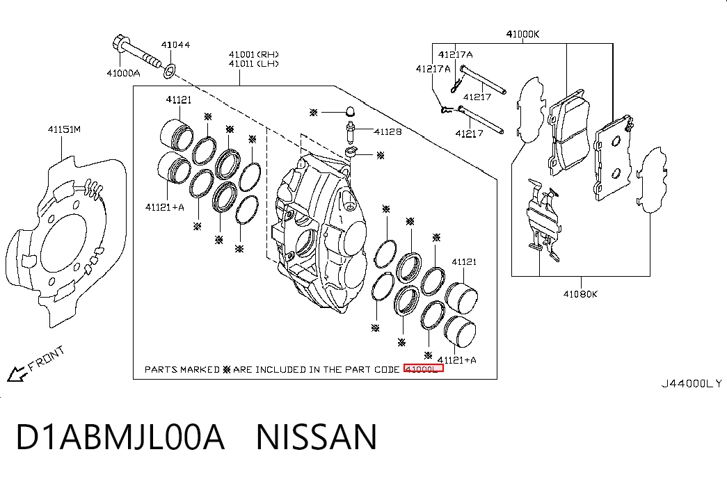 D1ABMJL00A Nissan/Infiniti