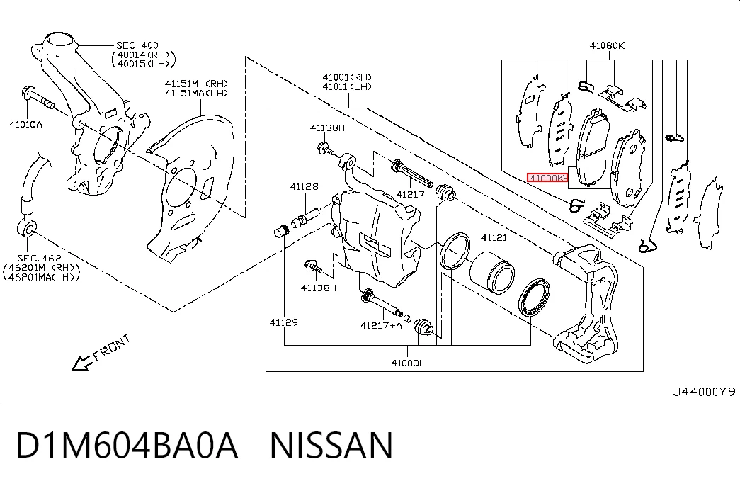 D1M604BA0A Nissan/Infiniti