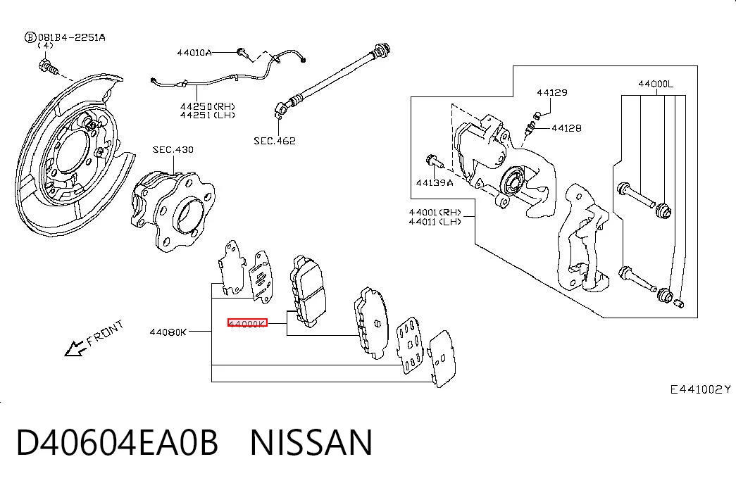 D40604EA0B Nissan/Infiniti