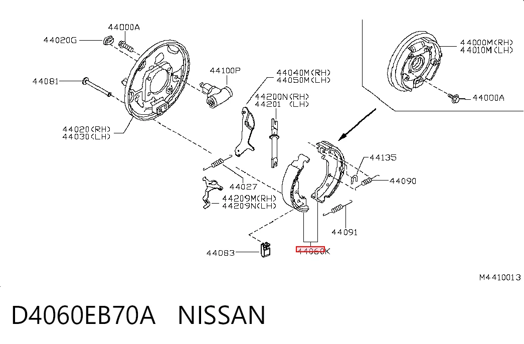 D4060EB70A Nissan/Infiniti