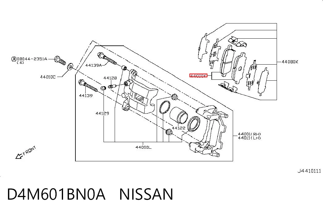 D4M601BN0A Nissan/Infiniti