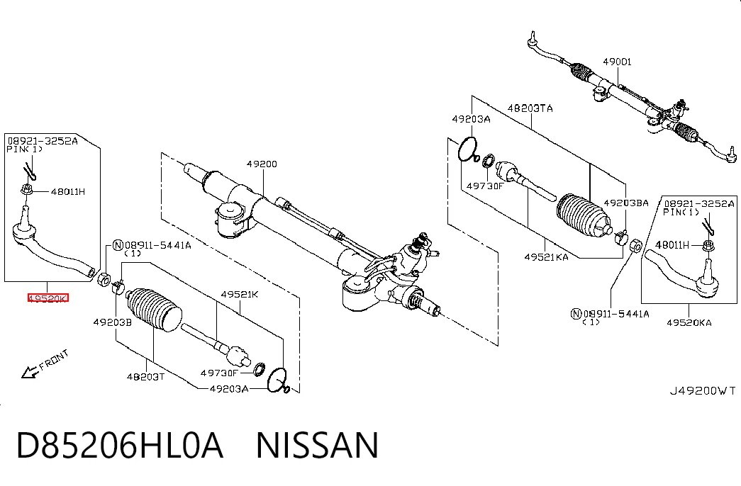 D85206HL0A Nissan/Infiniti