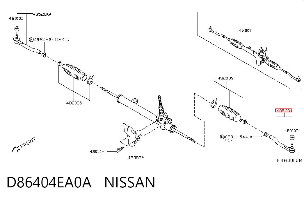 D86404EA0A Nissan/Infiniti