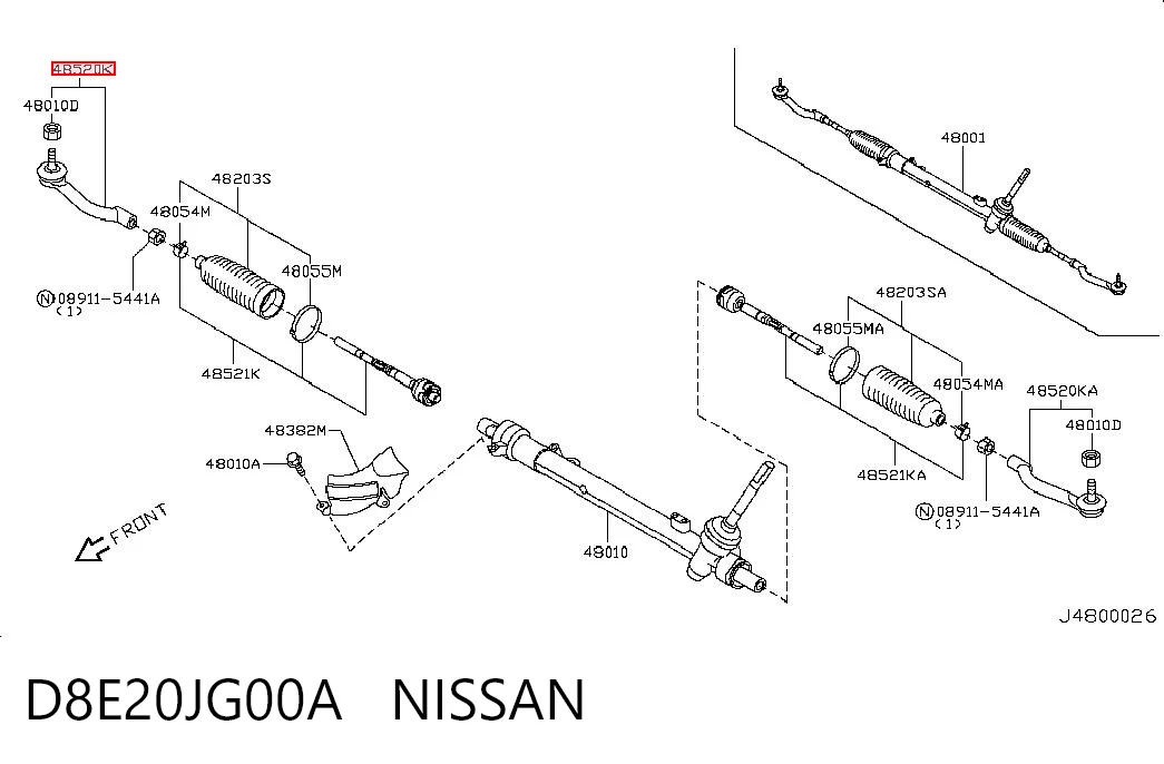 D8E20JG00A Nissan/Infiniti