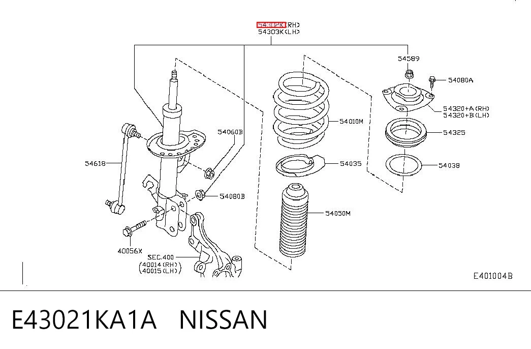 E43021KA1A Nissan/Infiniti