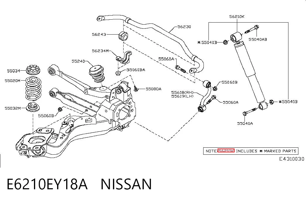 E6210EY18A Nissan/Infiniti