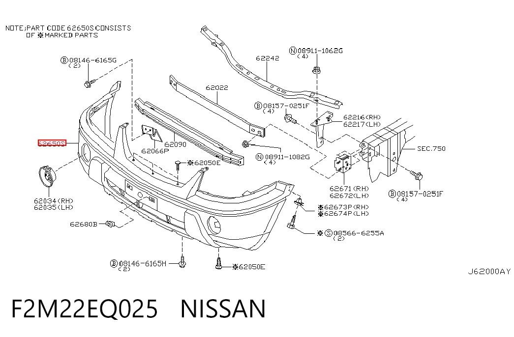 Zderzak przedni do Nissan X-Trail  T30
