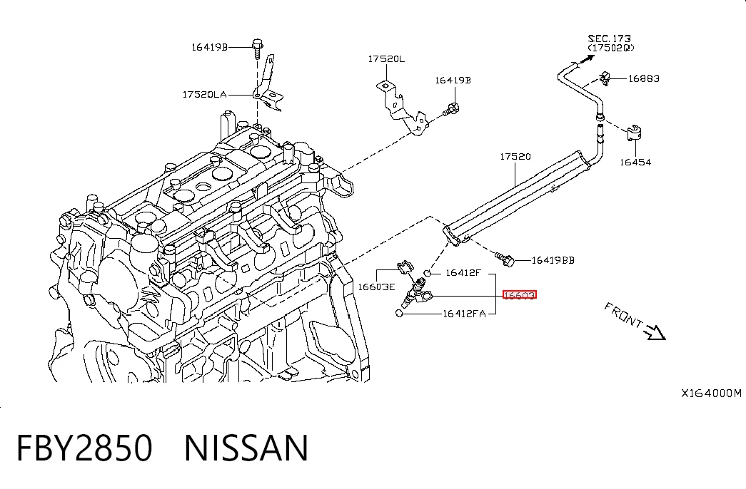 Wtryskiwacz paliwa do Nissan Teana  J31