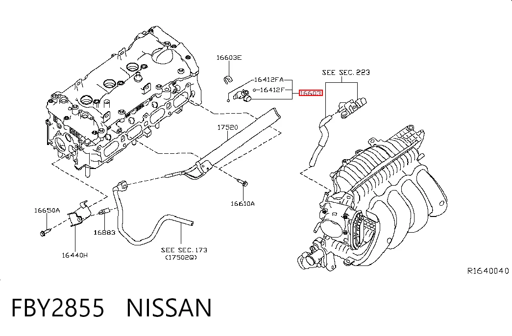 Wtryskiwacz paliwa Nissan Rogue SUV (T32U) (2013 - 2020) cena, od 4,71 USD
