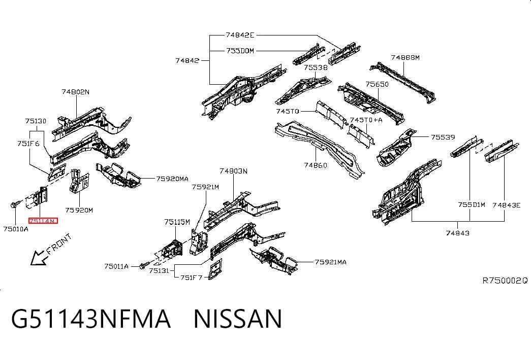 G51143NFMA Nissan/Infiniti