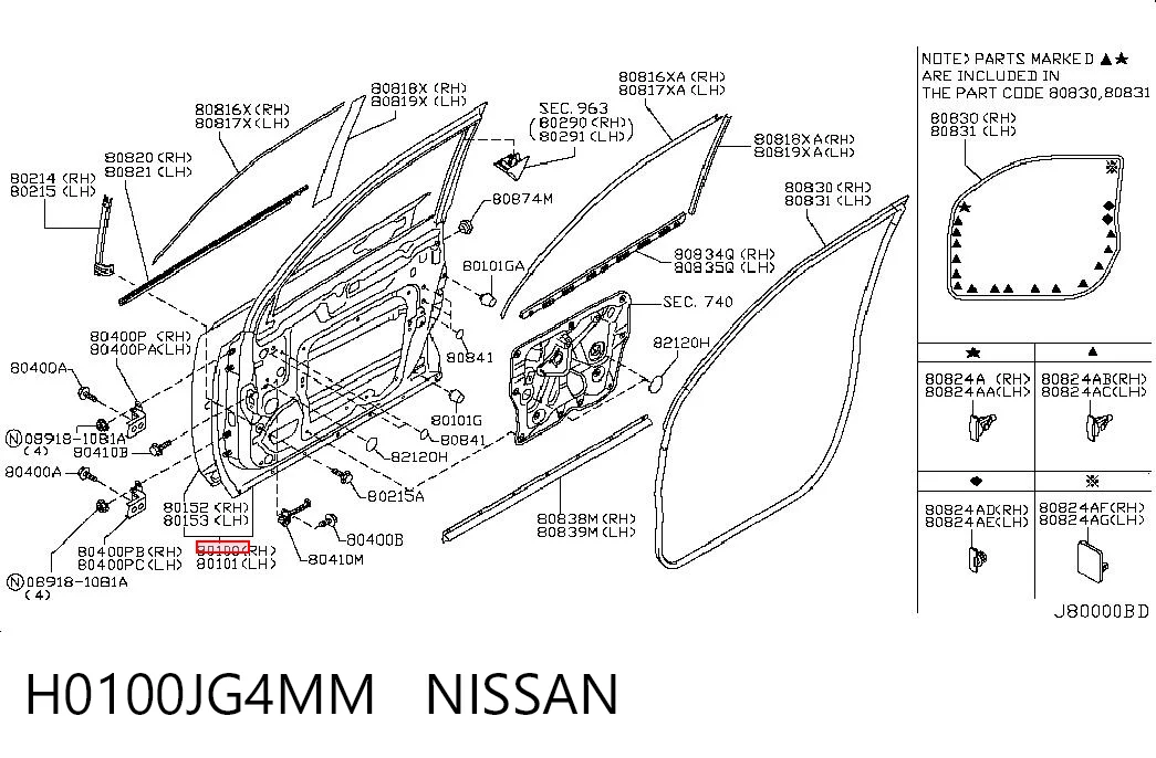 Drzwi przednie prawe do Nissan X-Trail  T31