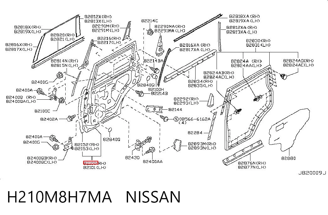 Drzwi tylne prawe do Nissan X-Trail  T30