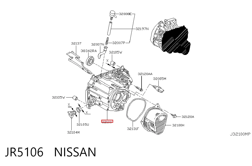 Mechaniczna skrzynia biegów w komplecie do Nissan Almera II N16