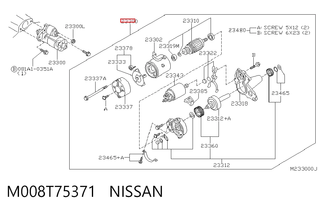 Rozrusznik VAG 23300WD001 cena, od 34,55 USD