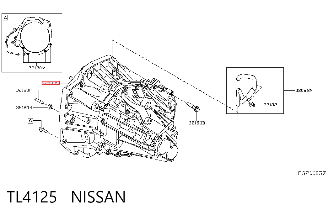 Do koszyka Mechaniczna skrzynia biegów w komplecie Nissan JUKE NMUK F15E