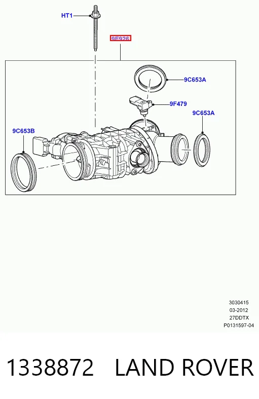 Kupić Przepustnica, komplet Land Rover Discovery III LR3 w dobrej cenie