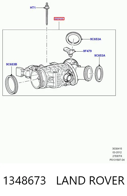 Przepustnica, komplet Land Rover Discovery III SUV (LR3) (2004 - 2009) cena, od 458,02 USD