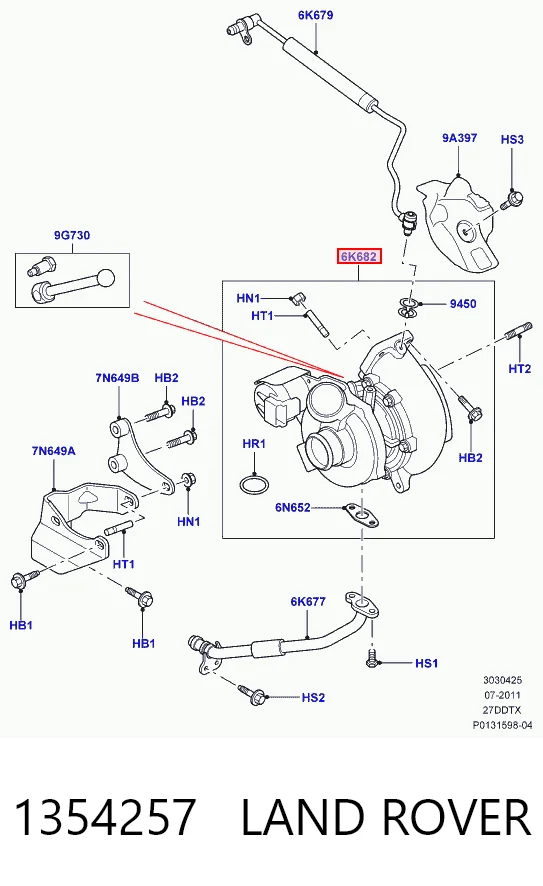 Turbina do Land Rover Discovery III LR3