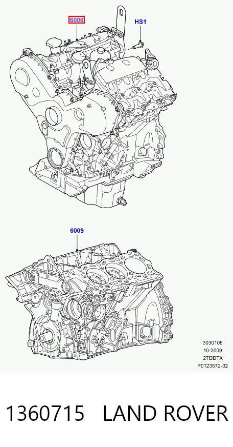 Silnik w komplecie do Land Rover Discovery III LR3