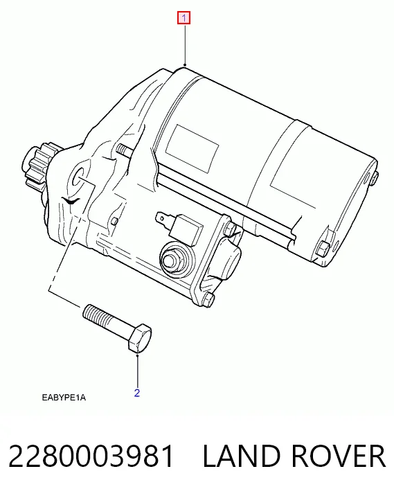 2280003981 Land Rover Rozrusznik