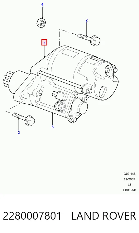 Do koszyka Rozrusznik Land Rover Freelander I L314